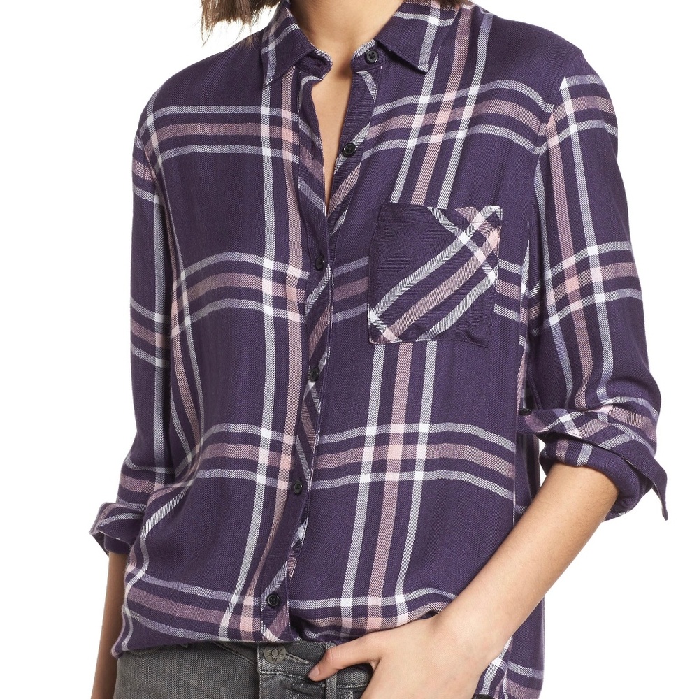 Rails Hunter Button Down Plaid Shirt